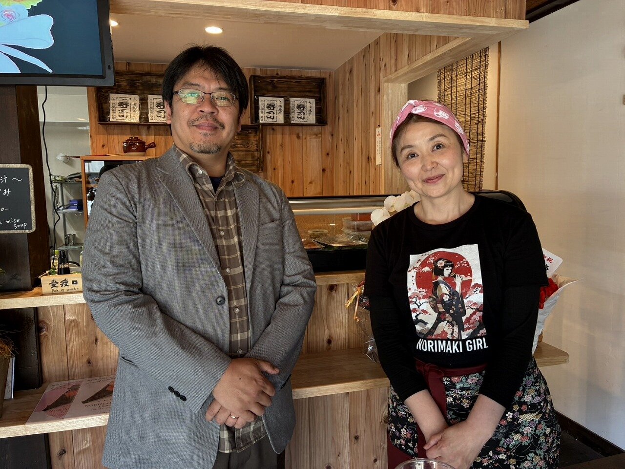 玉井陽子さん（伊豆のりまき　店長）